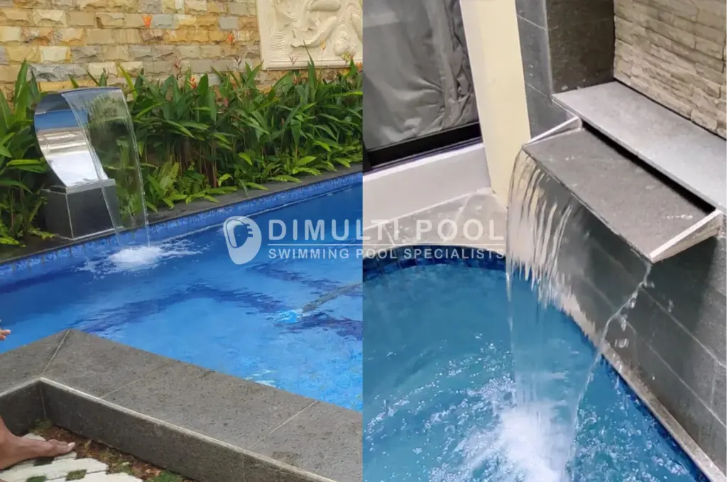 Waterfall kolam renang. Ini semua yang perlu anda ketahui.