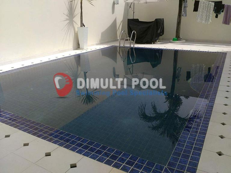 pool after getting renovated