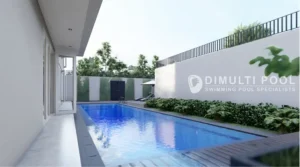 Desain dari jasa pembuatan kolam renang di Menteng Dimulti Pool. Kita intip pembuatannya.