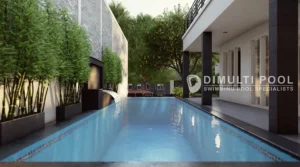 Desain proyek jasa pembuatan kolam renang di Cirebon. Intip prosesnya.