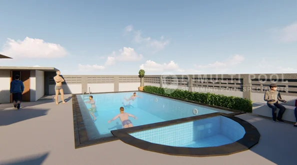 Desain proyek jasa pembuatan kolam renang di Magelang. Intip prosesnya.