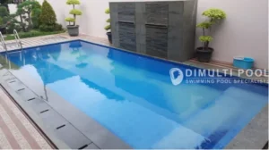 Hasil akhir jasa pembuatan kolam renang di Boyolali. Intip prosesnya.