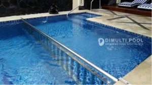 Hasil akhir pagar pembatas proyek jasa pembuatan kolam renang di brebes. Intip prosesnya.