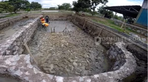 Kondisi lahan jasa pembuatan kolam renang di karanganyar. Intip prosesnya.