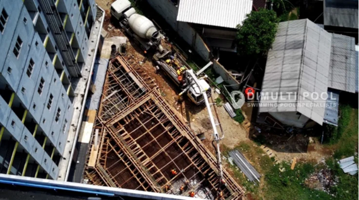 Progres Jasa Pembuatan Kolam Renang di Batang. Ini prosesnya.