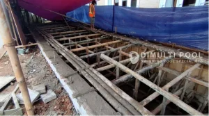 Progres jasa pembuatan kolam renang di Sukoharjo. Mari lihat prosesnya.