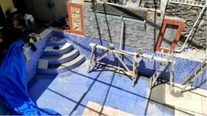 Progres proyek jasa pembuatan kolam renang di Jepara. Ini prosesnya.