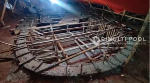 Proses pengerjakan proyek jasa pembuatan kolam renang di Banjarnegara. Intip prosesnya.