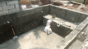 Proses proyek jasa pembuatan kolam renang di Grobogan. Ini prosesnya.
