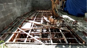 Progres jasa pembuatan kolam renang Way Kanan, Lampung. Intip prosesnya.